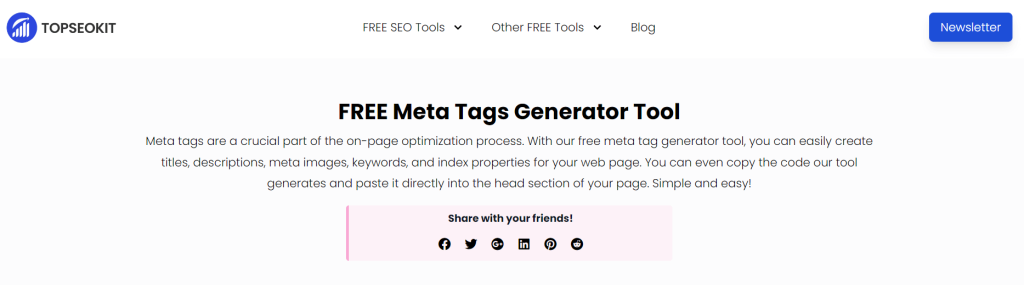 meta tags generator