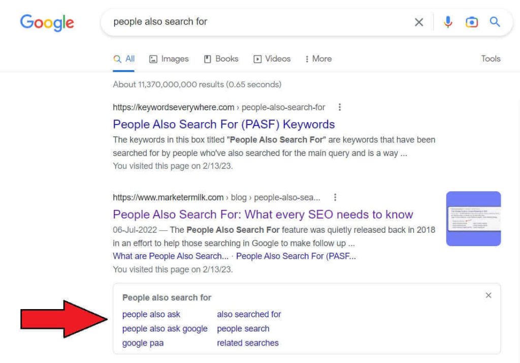people also search for example