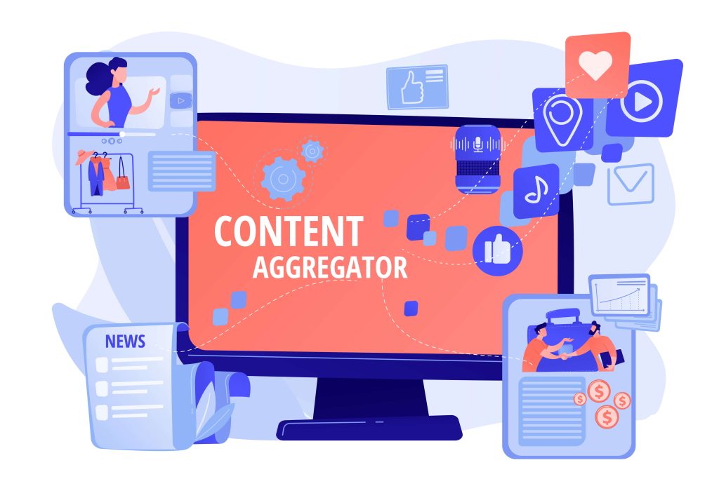 use content aggregation tools
