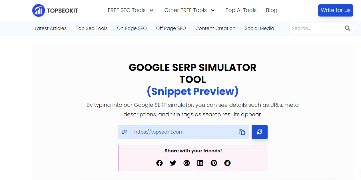 Google serp simulator